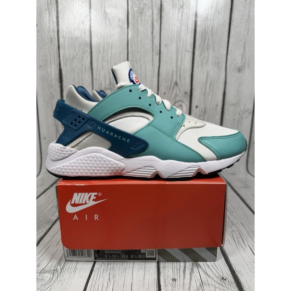 Nike Air Huarache Athletic Club White Washed Teal DQ8239-300 Men Size 9